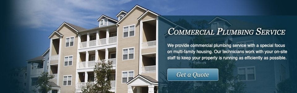 We provide commercial plumbing service with a special focus on multi-family housing. Our technicians work with your on-site staff to keep your property running as efficiently as possible.